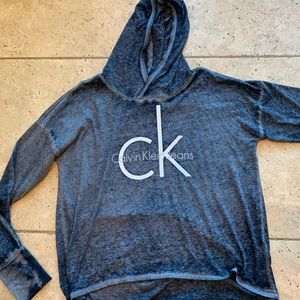 Calvin Kline sheer hoodie